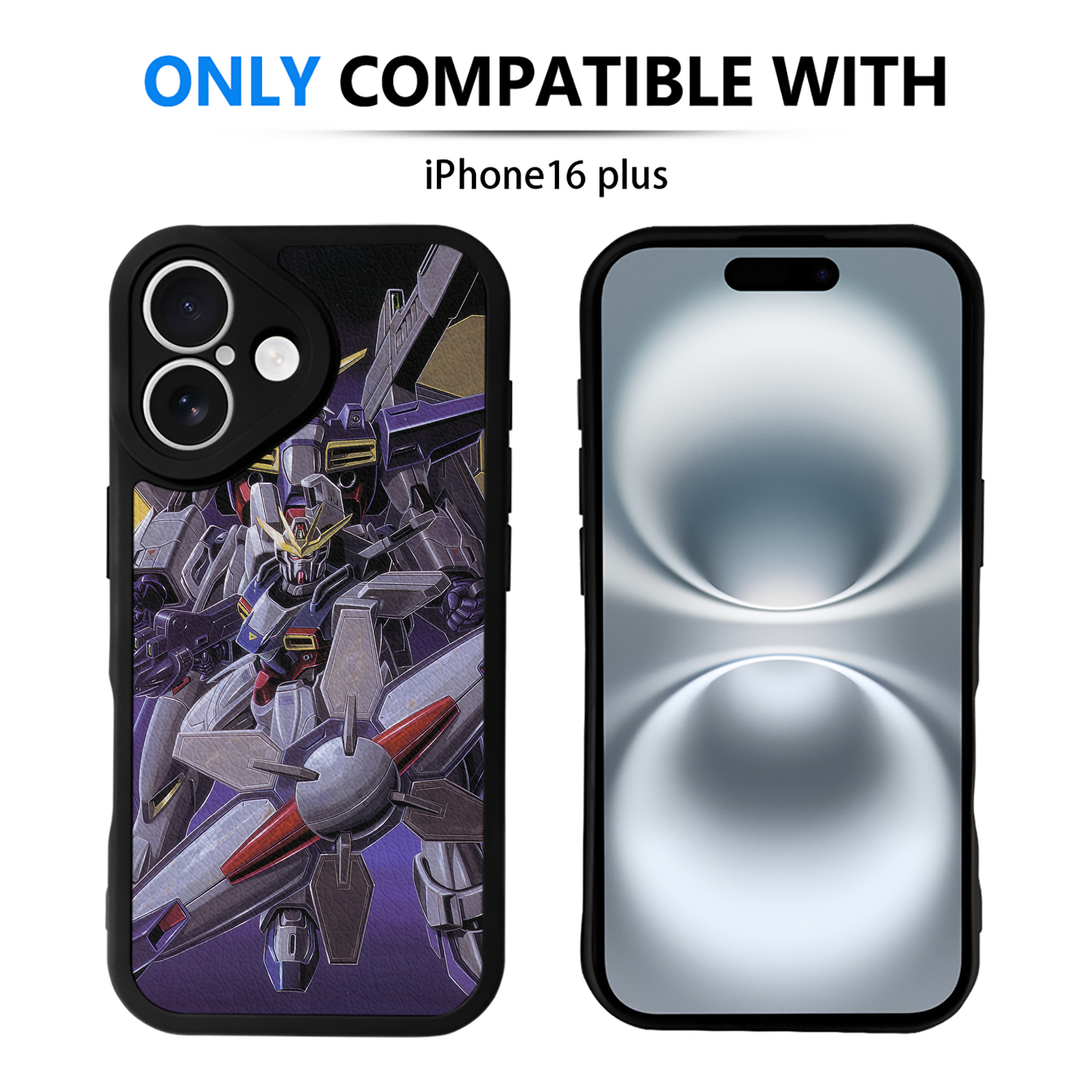 （画像用） 機動戦士ガンダム Mobile Suit Gundam 【iPhone 16シリーズ対応】シリコンスマホケース（レザー調） 材質：シリコン